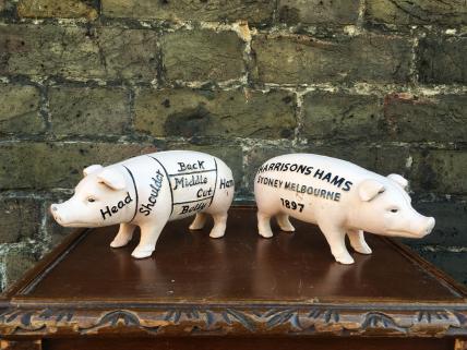 butchers pig money box