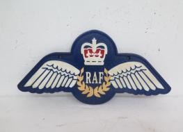 RAF wings plaque