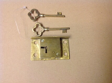 replacement brass lock for post box