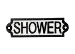 Shower sign