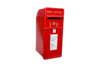 pressed steel post box