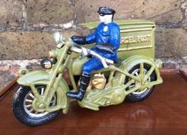 Motorcycle postman