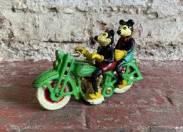 2 mice On Motorcycle Ornament