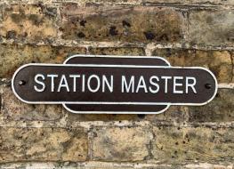 Station master plaque