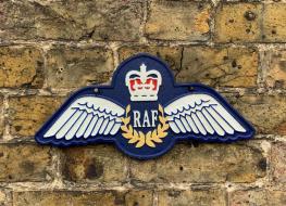 RAF wings plaque