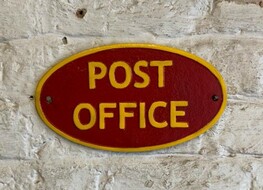 Post Office plaque