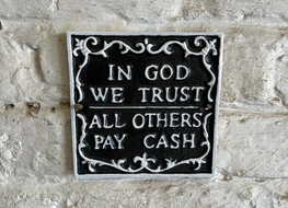 In God We trust -black