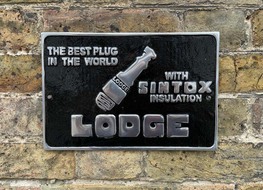 aluminium Lodge plaque