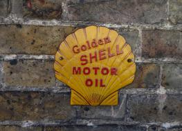 Golden Shell plaque