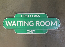 waiting room sign