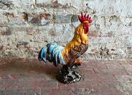 cast iron cockerel