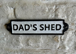 Dads shed sign