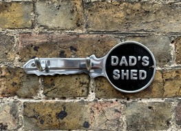 Dads shed key holder