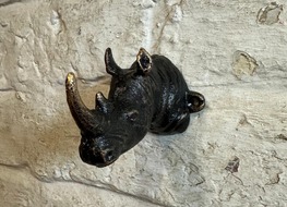 Rhino head coat hook