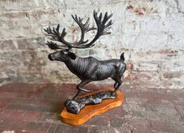Stag with raised leg