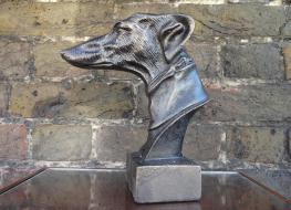 Greyhound head